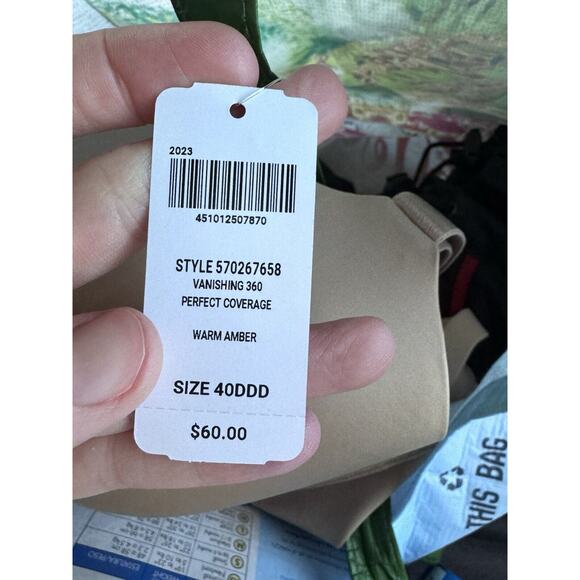 Soma Vanishing 360 Perfect Coverage Bra Size 40DDD Warm Amber NWT - Picture 8 of 15